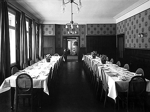 Speisesaal - Geschichte Sanatorium Dr. Barner