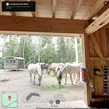 Fachklinik Psychosomatik Dr. Barner - Streetview Reithalle und Pferdekoppel Fachklinik Psychosomatik Dr. Barner - Streetview Reithalle und Pferdekoppel