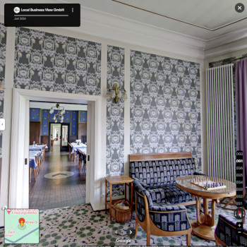 Fachklinik Psychosomatik Dr. Barner - Streetview Wandelgang, Damenzimmer, blauer Speisesaal, grüner Speisesaal und Wintergarten Fachklinik Psychosomatik Dr. Barner - Streetview Wandelgang, Damenzimmer, blauer Speisesaal, grüner Speisesaal und Wintergarten